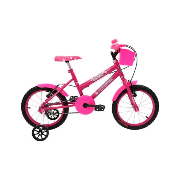 Bicicleta Cairu Aro 16 Fadinha Rosa Feminina