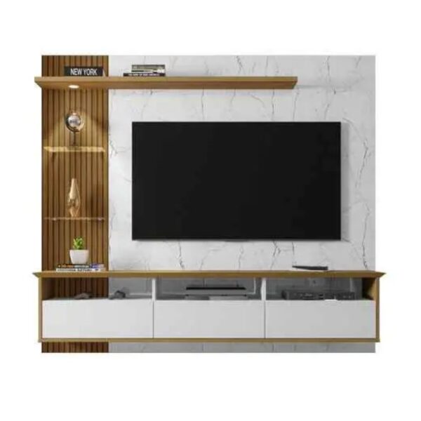 Painel Bechara Trend Branco Cinamomo Carrara