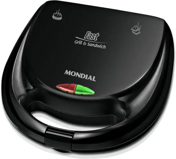 Sanduicheira Grill Mondial S 12 Preto 220V